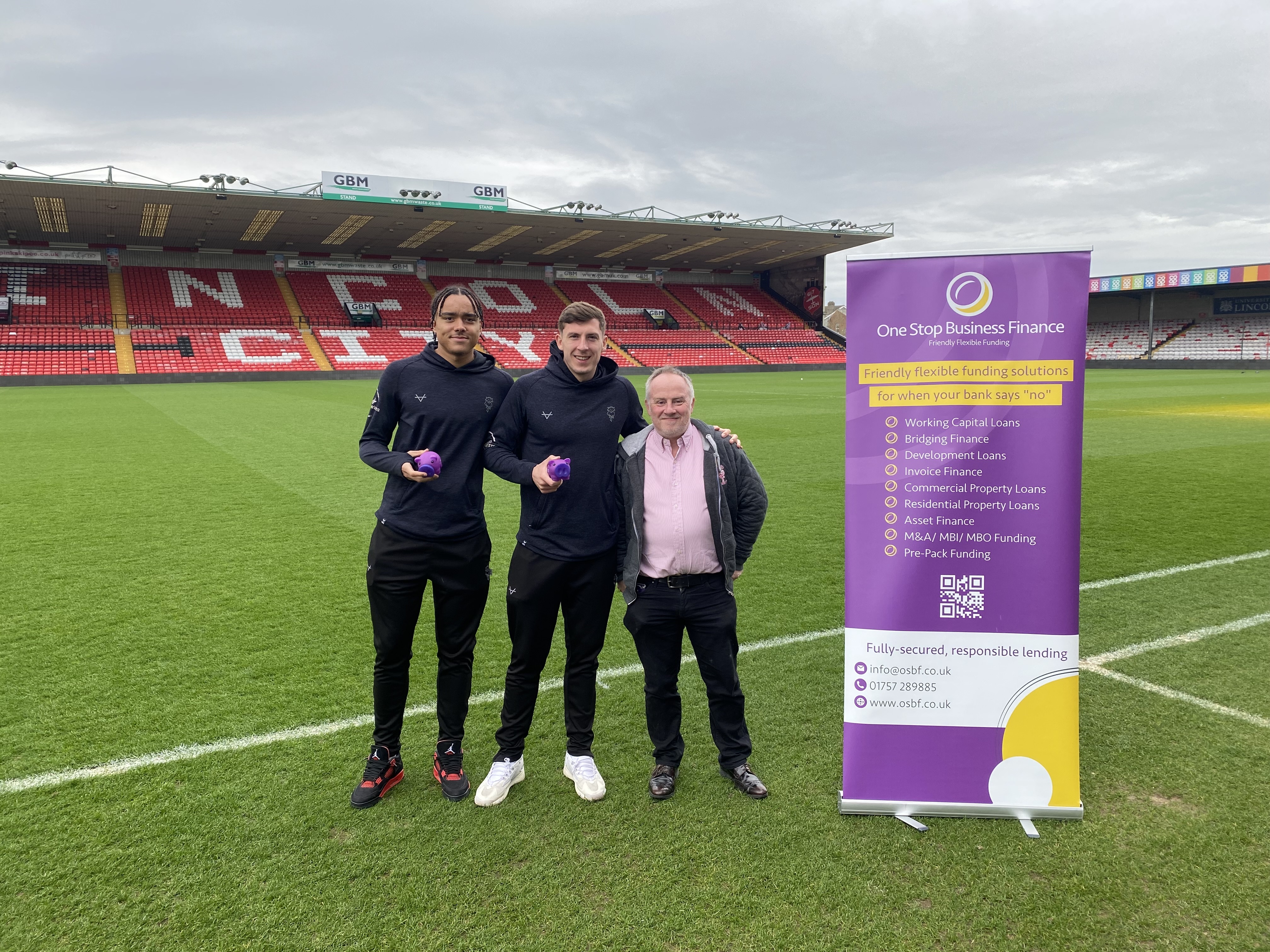 One Stop Business Finance teams up with Lincoln City Football Club